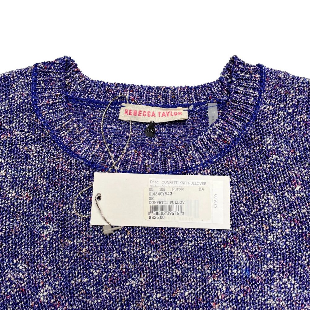 Rebecca Taylor Confetti Knit Pullover - XS - Picture 4 of 12